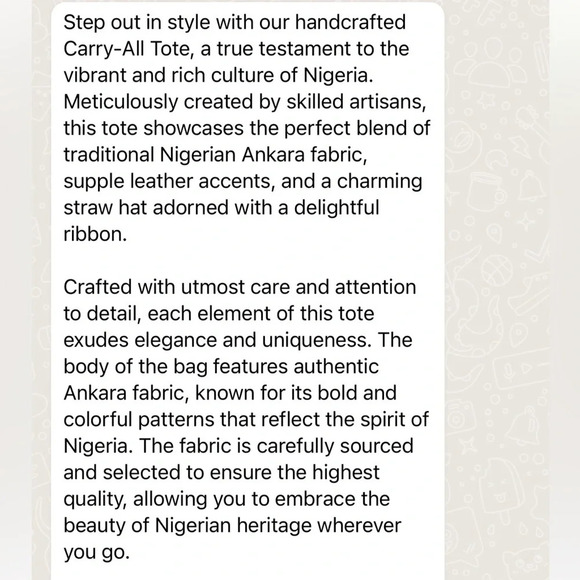 Vintage 💕Kweenzyafrik Ankara printed handmade Keimie Carry all Tote hat … - Picture 8 of 16